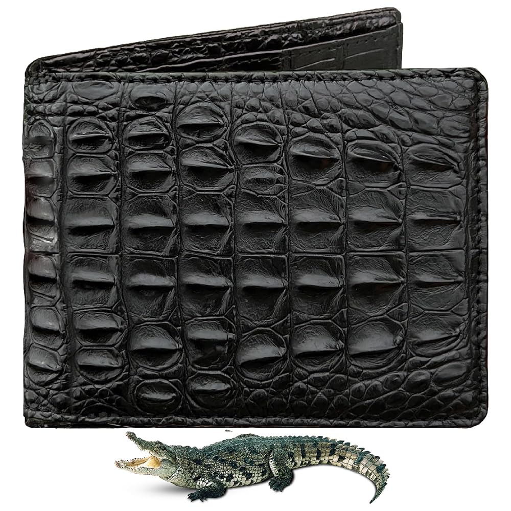 美品 Genuine Crocodile Skin 本クロコダイル 二つ折り財布 楽天市場】二つ折り財布 財布 ワニ革 クロコダイル 本革